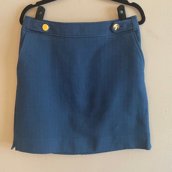 Blue Ann Taylor Skirt (Size 8) - Picture 2 of 4